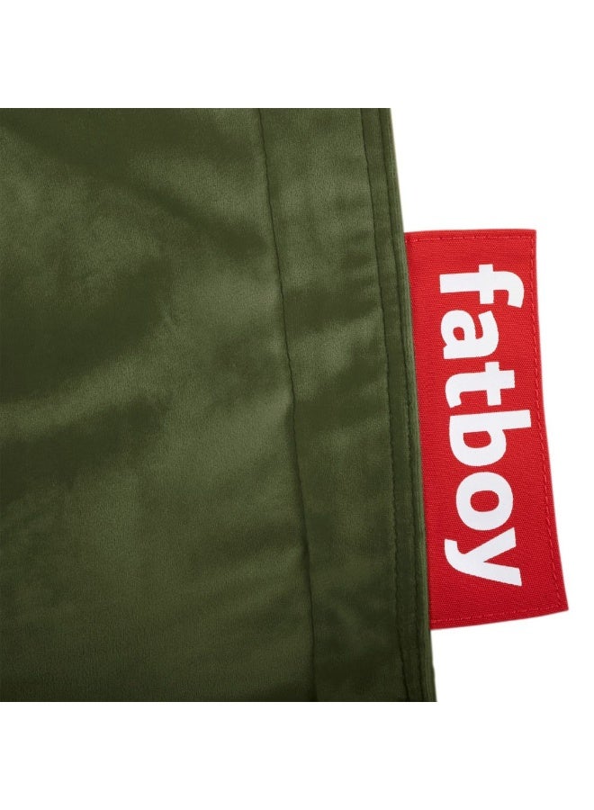 Fatboy Original Slim Bean Bag Velvet | Super soft | Washable outerbag | Pilling resistant | Hugh Hefner approved | Designed for indoor | 100% polyester | 155 x 120 cm - Deep Green - Image 3